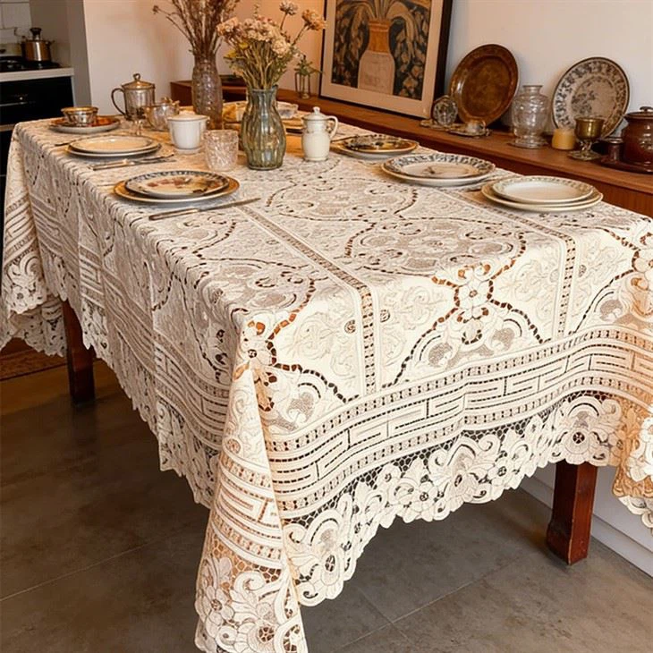 Flè konsepsyon brode dantèl nap